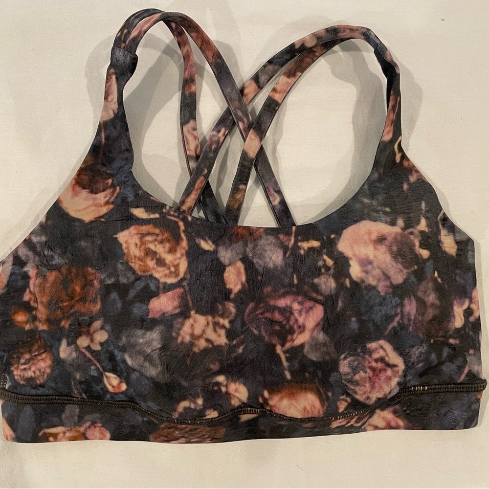 EUC Lululemon Energy Bar Floral Print Size 6